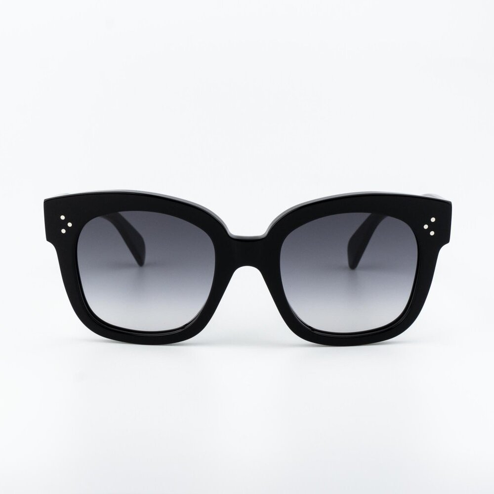Celine 3 DOTS Women Sunglasses Black Grey Gradient Cl4002UN 01B NEW AUTHENTIC - Picture 3 of 13